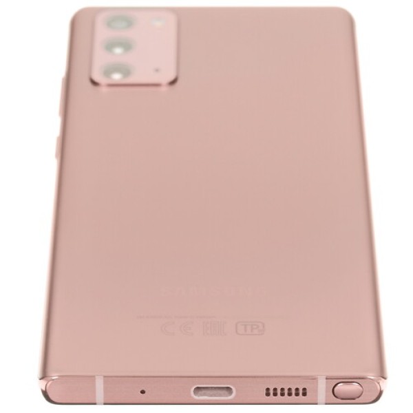 Смартфон Samsung Galaxy Note 20 6.8" 256Gb Copper Exynos990/8Gb/2400x1080/dAMOLED/LTE/Cam64+12+12/10Mp/4300mAh/Android