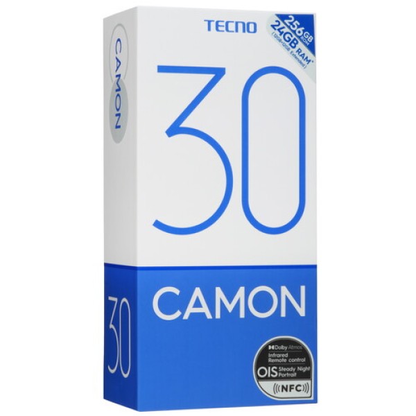 6.8" Смартфон Tecno CAMON 30 4G 256 ГБ белый