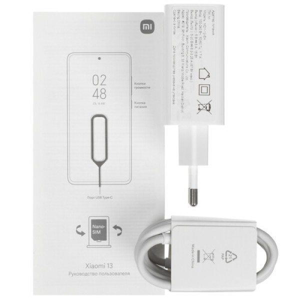 Смартфон Xiaomi 13 8/256Gb [6.36"/5G/NFC/Cam50Mpx/4500mAh/Black]