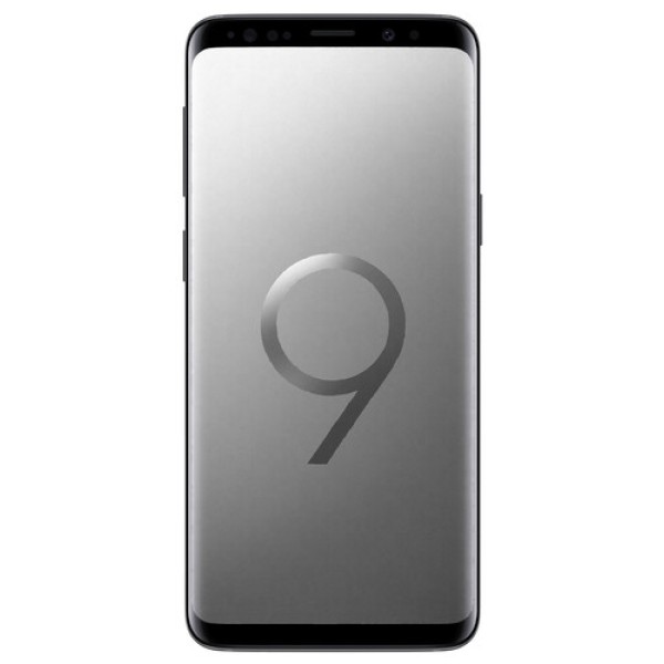 Смартфон Samsung Galaxy S9 5.8" 64Gb Grey 8(4x2,9Ghz+4x1,9Ghz)/4096Mb/2960x1440/sAMOLED/2SIM/LTE/NFC/IP68/Cam12/3000mAh/Android 8.0