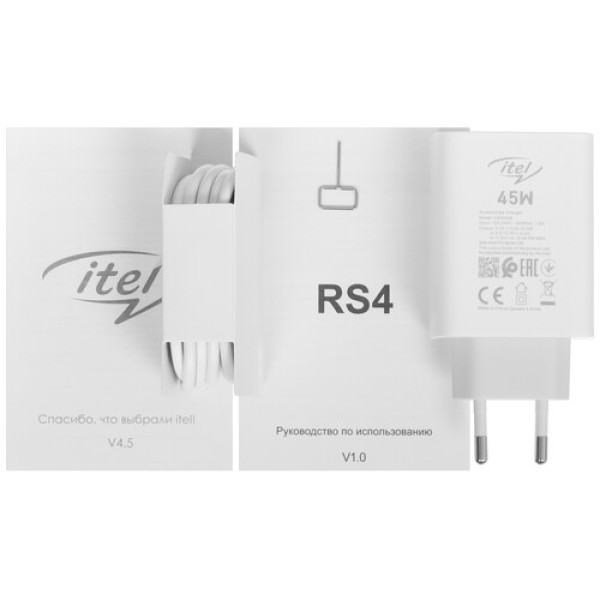 6.6" Смартфон Itel RS4 256 ГБ бежевый
