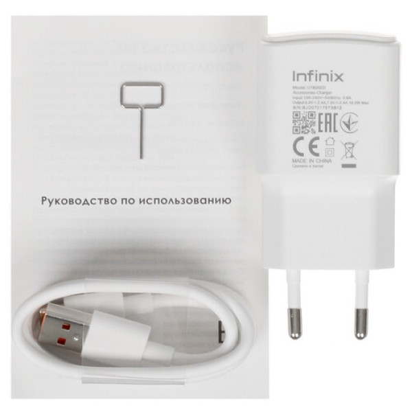 6.56" Смартфон Infinix HOT 40i 128 ГБ черный