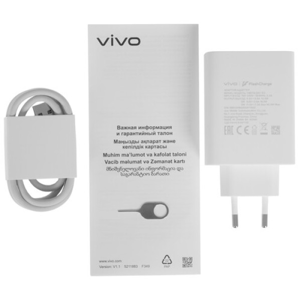 6.67" Смартфон Vivo V40 Lite 128 ГБ серебристый