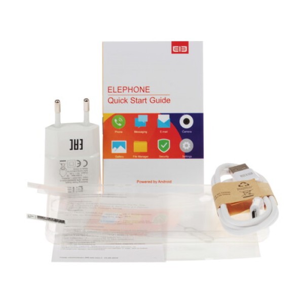 Смартфон Elephone S1 White 5" 8Gb 4x1.3Ghz/1024Mb/1280x720/IPS/3G/Cam13/1800mAh/And6