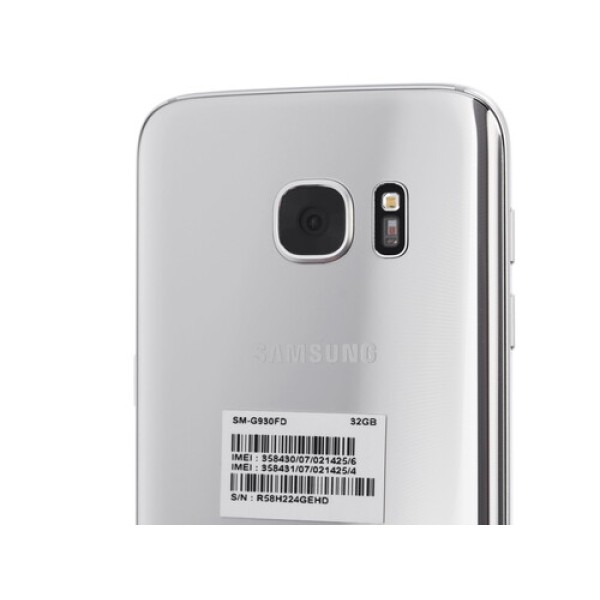 Смартфон Samsung SM-G930FD Galaxy S7 5.1" 32Gb Silver 8(4х2.3Ghz+4х1.6Ghz)/4096Mb/2560x1440/LTE/GPS/Cam12/3000mAh/And6.0