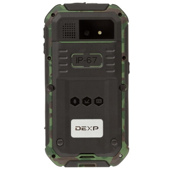 Смартфон DEXP Ixion P140 Military [4" 8GB 4x1.3GHz/1GB/800x480/IPS/2SIM/cam5AF/3200mAh/Android 5.1]
