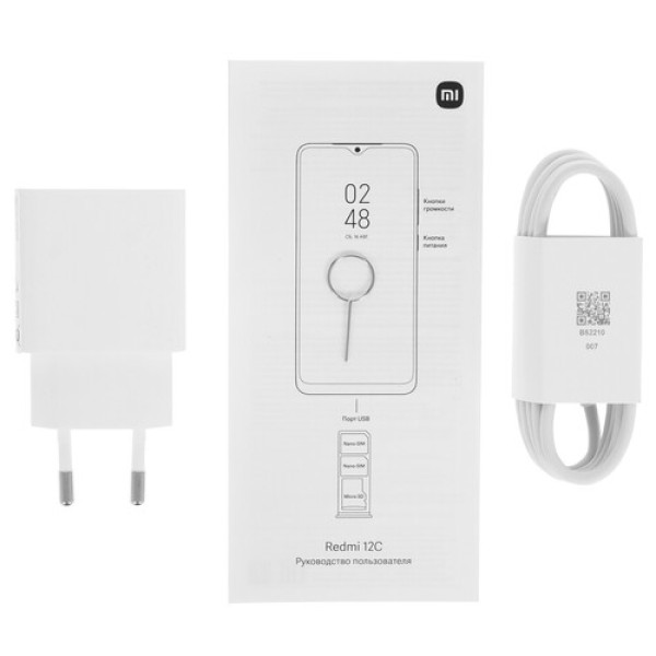 6.71" Смартфон Xiaomi Redmi 12C 64 ГБ серый