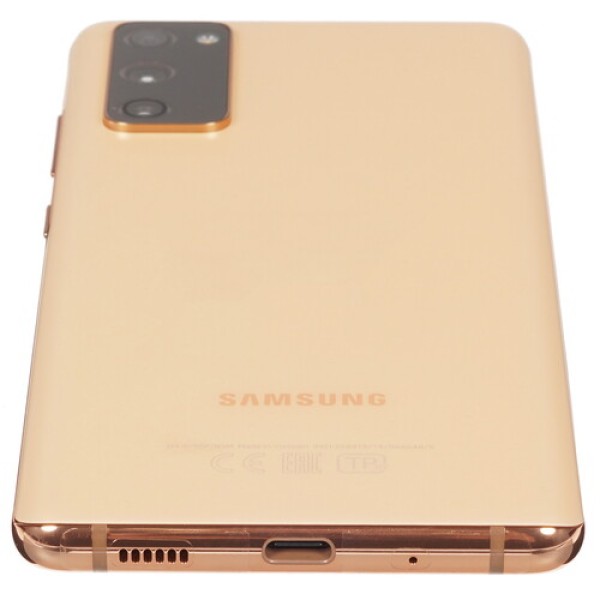 Смартфон Samsung S20 FE 6.5" 128Gb Orange Exynos 990/6Gb/2400x1080/SuperAMOLED/LTE/NFC/IP68/Cam12+12+8/32Mp/4500mAh/Android