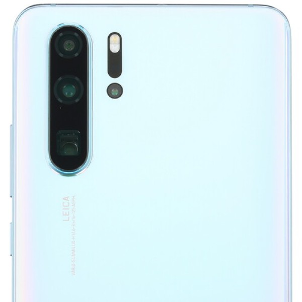 Смартфон Huawei P30 Pro 6.47" 256Gb Breathing Crystal 8(2x2.6Ghz+2x1.92Ghz+4x1.8Ghz)/8192Mb/2340x1080/OLED/2SIM/LTE/Cam40+20+8/4100mAh/Android 9.0