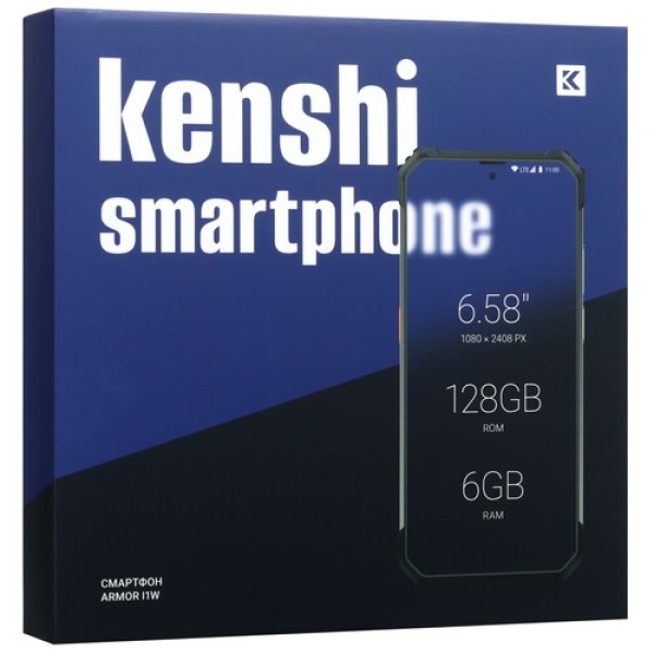 6.58" Смартфон KENSHI Armor I1w 128 ГБ черный