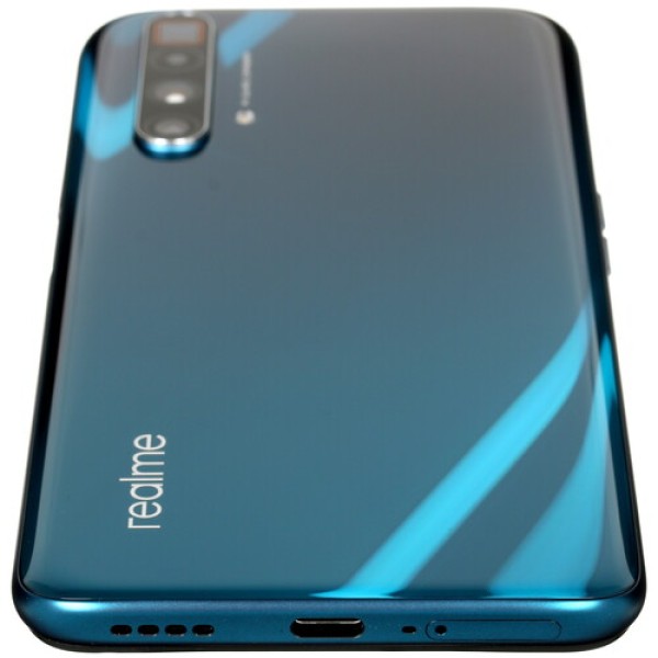 Смартфон realme X3 6.57" 256Gb Blue Snapdragon 855 Plus/8(1x2.96Ghz+3x2.42Ghz+4x1.8Ghz)/12Gb/2400x1080/2SIM/LTE/Cam64+8+8+2/4200mAh/Android 10