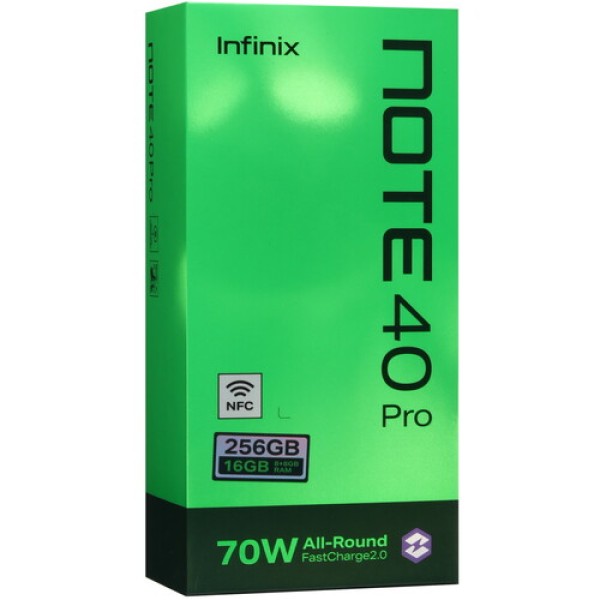 6.78" Смартфон Infinix NOTE 40 Pro 256 ГБ зеленый