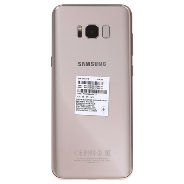 Смартфон Samsung Galaxy S8+ 6.2" 64Gb Gold 8x2,3Ghz/4096Mb/2960x1440/sAMOLED/2SIM/LTE/Cam12/3500mAh/Android 7.0