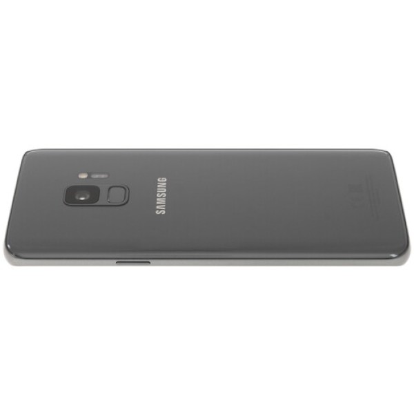 Смартфон Samsung Galaxy S9 5.8" 64Gb Grey 8(4x2,9Ghz+4x1,9Ghz)/4096Mb/2960x1440/sAMOLED/2SIM/LTE/NFC/IP68/Cam12/3000mAh/Android 8.0