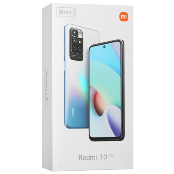 6.5" Смартфон Xiaomi Redmi 10 2022 64 ГБ голубой