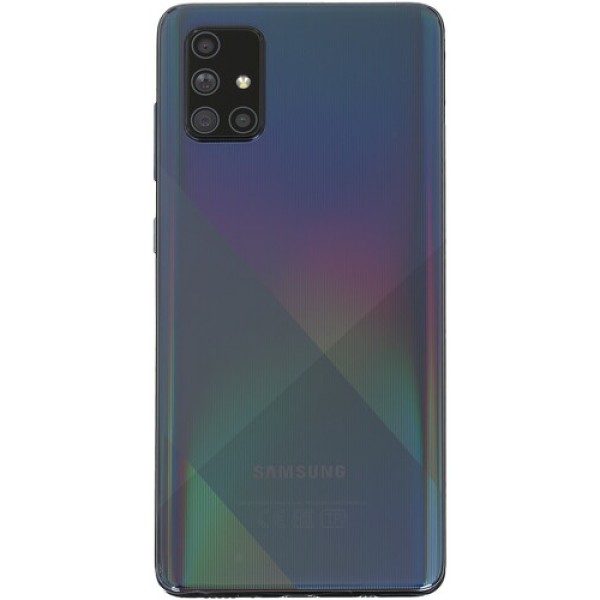 Смартфон Samsung SM-A715F Galaxy A71 6.7" 128Gb Black Snapdragon 730G/6Gb/2400х1080/sAMOLED Plus/LTE/Cam64+12+12+5/32/4500mAh/Android 10