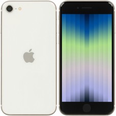 4.7" Смартфон Apple iPhone SE 128 ГБ белый 2022 [2x3.2 + 4x1.8 ГГц, 3 Гб, 1 SIM, IPS, 1334x750, камера 12 Мп, 3G, 4G, 5G GPS, 1821 мА*ч]