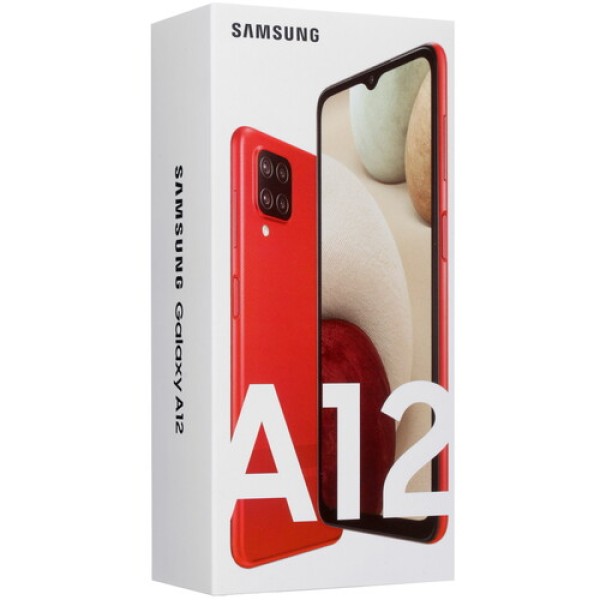 6.5" Смартфон Samsung Galaxy A12 32 ГБ красный (А125F)