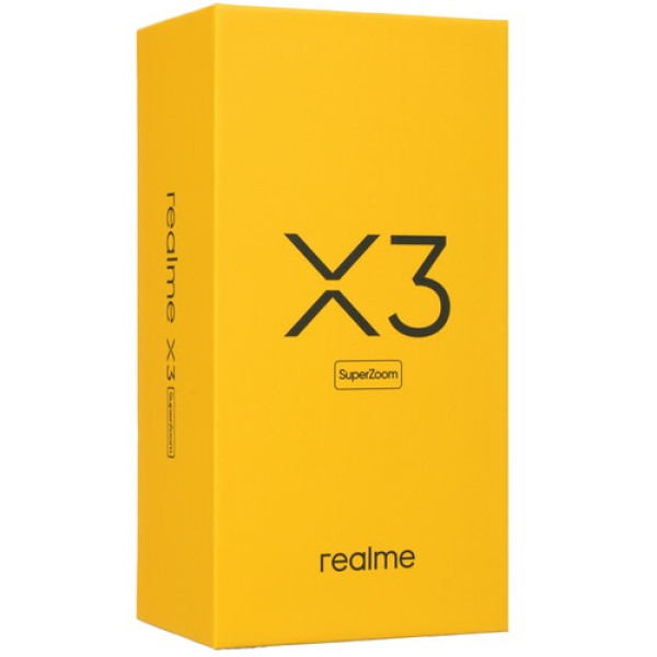 Смартфон realme X3 6.57" 256Gb Blue Snapdragon 855 Plus/8(1x2.96Ghz+3x2.42Ghz+4x1.8Ghz)/12Gb/2400x1080/2SIM/LTE/Cam64+8+8+2/4200mAh/Android 10