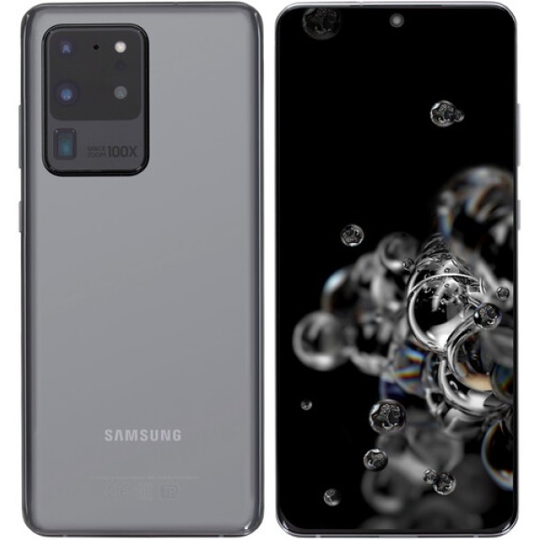 Смартфон Samsung S20 Ultra Grey 6.9" 128Gb 12Gb/3200x1440/dAMOLED/LTE/Cam108+48+12+depth/40Mp/5000mAh/An10