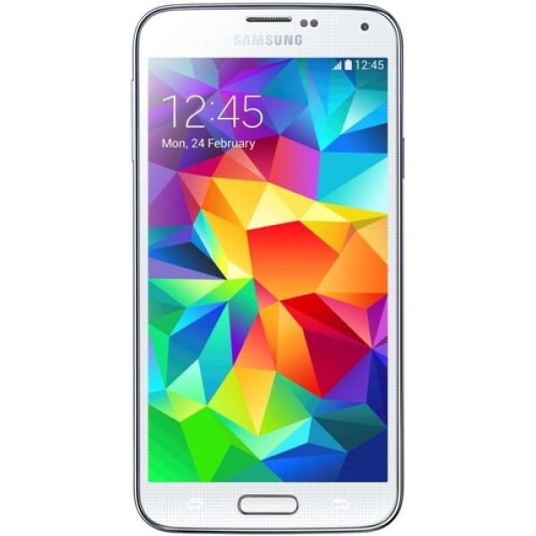 Смартфон Samsung SM-G900 Galaxy S5 5.1" 16Gb White 4x2.5Ghz/2048Mb/1920x1080/SuperAmoled/3G/LTE/GPS/Cam16/Android 4.4