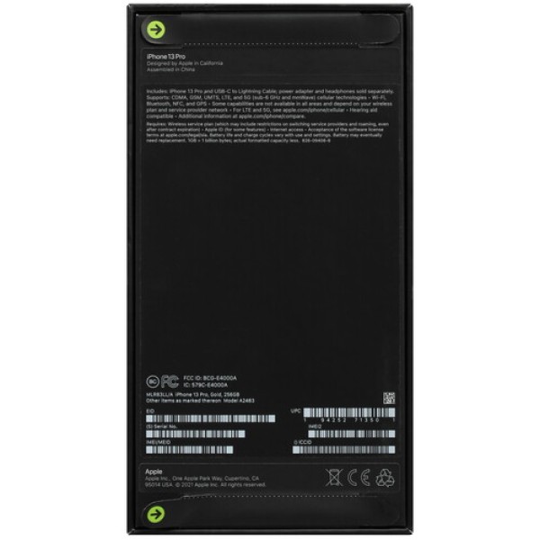 6.1" Смартфон Apple iPhone 13 Pro 256 ГБ золотистый