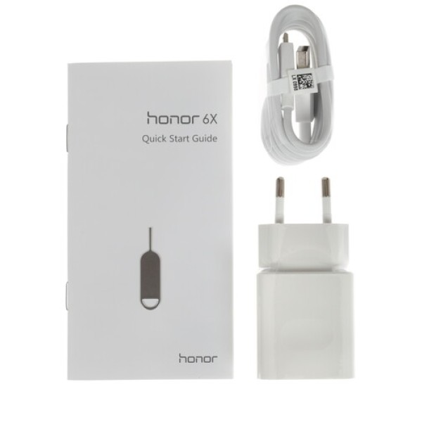 Смартфон Honor 6X Premium 5.5" 64Gb Silver 8x2.1Ghz/4096Mb/1920x1080/IPS/2SIM/LTE/Cam12+2/3340mAh/Android 6.0