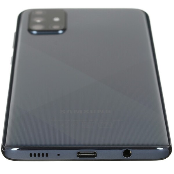 Смартфон Samsung SM-A715F Galaxy A71 6.7" 128Gb Black Snapdragon 730G/6Gb/2400х1080/sAMOLED Plus/LTE/Cam64+12+12+5/32/4500mAh/Android 10