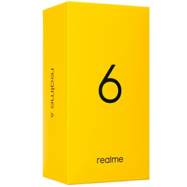 6.5" Смартфон realme 6 4/128 ГБ белый (без NFC)