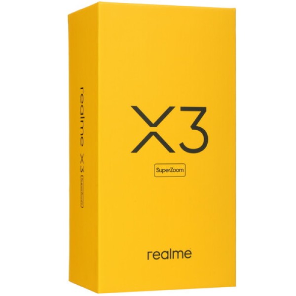 Смартфон realme X3 6.57" 256Gb White Snapdragon 855 Plus/8(1x2.96Ghz+3x2.42Ghz+4x1.8Ghz)/12Gb/2400x1080/2SIM/LTE/Cam64+8+8+2/4200mAh/Android 10