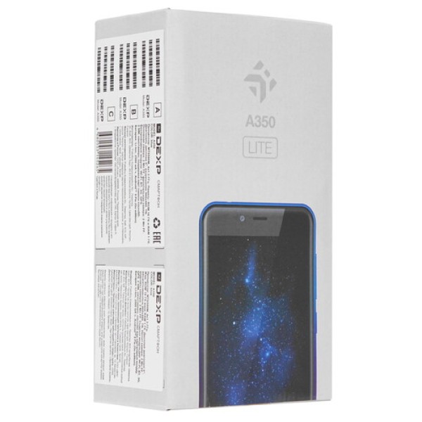 5" Смартфон DEXP A350 Lite 16 ГБ синий