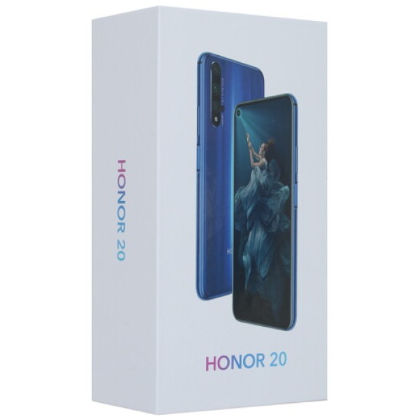 Смартфон Honor 20 6/128Gb [6,26"/LTE/NFC/Cam48+16+2+2Mpx/3750mAh/Blue]