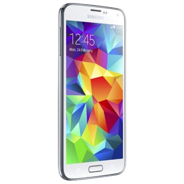 Смартфон Samsung SM-G900 Galaxy S5 5.1" 16Gb White 4x2.5Ghz/2048Mb/1920x1080/SuperAmoled/3G/LTE/GPS/Cam16/Android 4.4