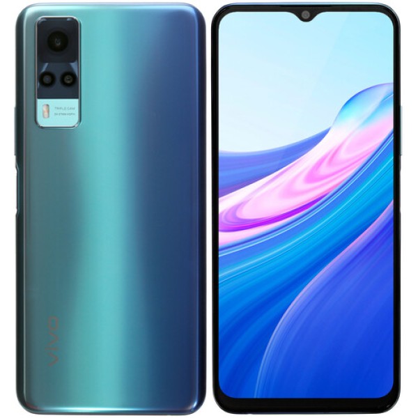 6.58" Смартфон Vivo Y31 64 ГБ голубой