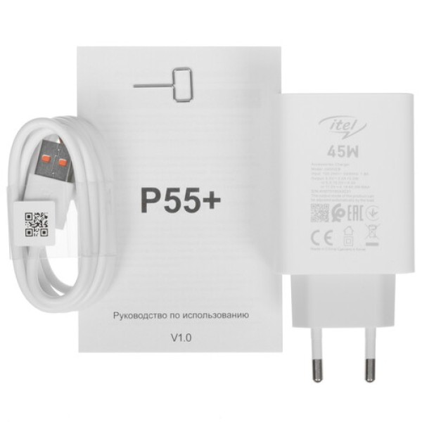6.6" Смартфон Itel P55+ 256 ГБ черный