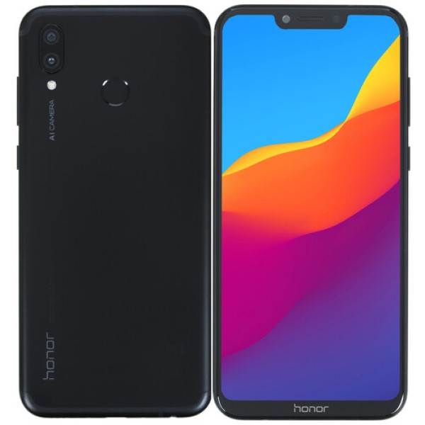 Смартфон Honor Play 6.3" 64Gb Black 8(4x2,36Ghz+4x1,8Ghz)/4096Mb/2340x1080/IPS/2SIM/LTE/NFC/Cam16+2/3750mAh/Android 8.1