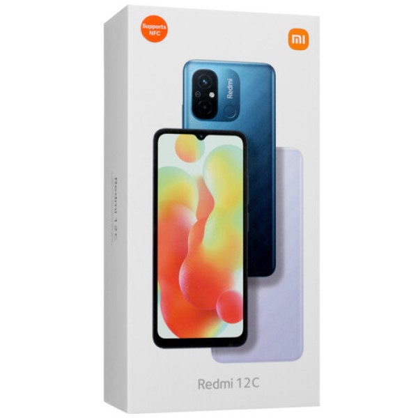 6.71" Смартфон Xiaomi Redmi 12C 64 ГБ синий