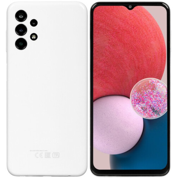 Смартфон Samsung Galaxy A13 3/32Gb [6,6"/LTE/NFC/Cam50+5+5+2Mpx/5000mAh/Белый]