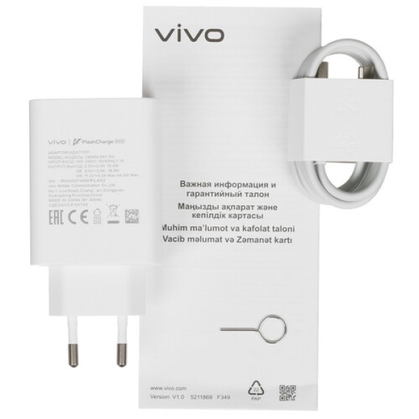 6.64" Смартфон Vivo Y27 128 ГБ голубой