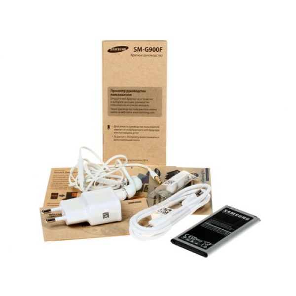 Смартфон Samsung SM-G900 Galaxy S5 5.1" 16Gb White 4x2.5Ghz/2048Mb/1920x1080/SuperAmoled/3G/LTE/GPS/Cam16/Android 4.4