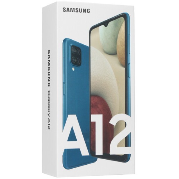 6.5" Смартфон Samsung Galaxy A12 128 ГБ синий (А125F)