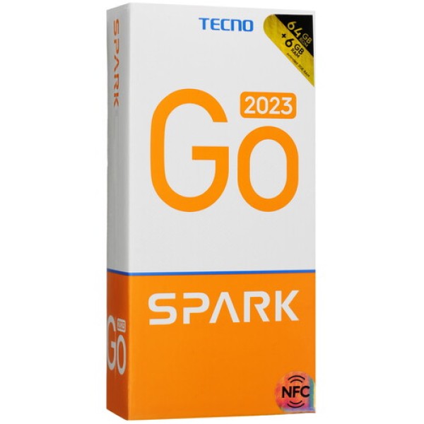 6.56" Смартфон Tecno SPARK GO 2023 64 ГБ голубой