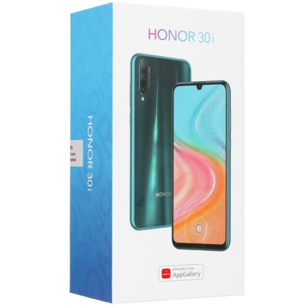 Смартфон Honor 30i 4/128Gb [6,3"/LTE/NFC/Cam48+8+2Mpx/4000mAh/Blue]