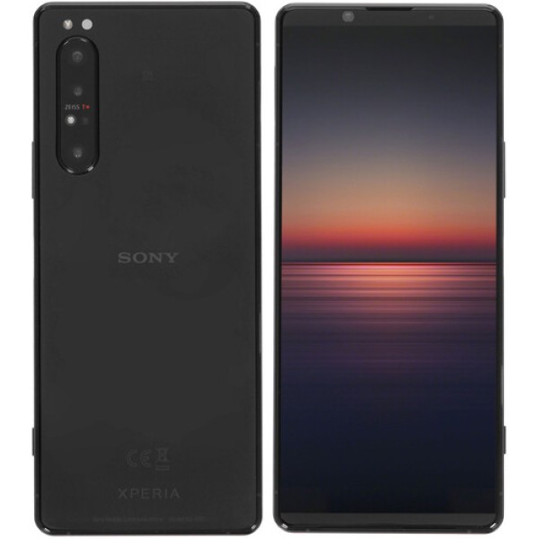 Смартфон Sony Xperia 1 II 6.5" 256Gb Black Snapdragon 865/8(3x2.42Ghz, 4x1.8Ghz,1x2.84Ghz)/8Gb/3840x1644/1SIM/5G/NFC/Cam12+12+12/4000mAh/And 10