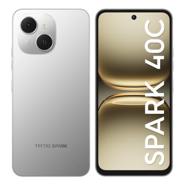 6.67" Смартфон Tecno SPARK 40C 256 ГБ серый