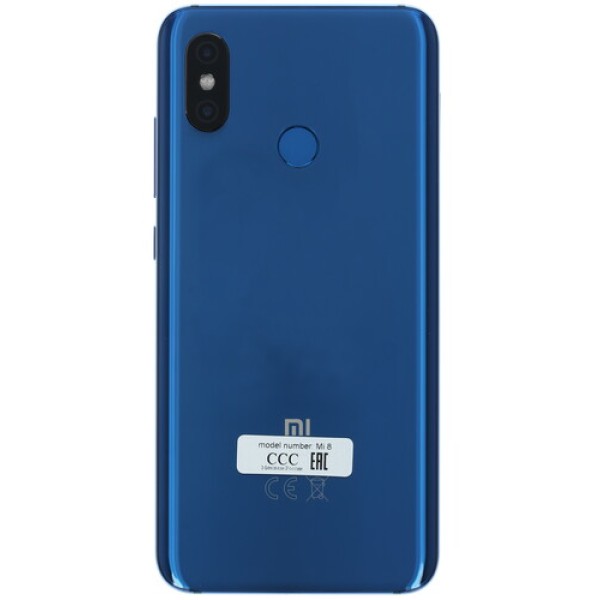 Смартфон Xiaomi Mi 8 6/64Gb [6,21"/LTE/NFC/Cam12+12Mpx/3400mAh/Blue]