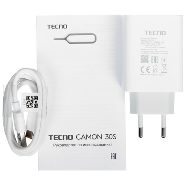 6.78" Смартфон Tecno CAMON 30S 128 ГБ черный