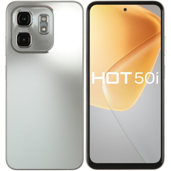 6.7" Смартфон Infinix HOT 50i 128 ГБ серый