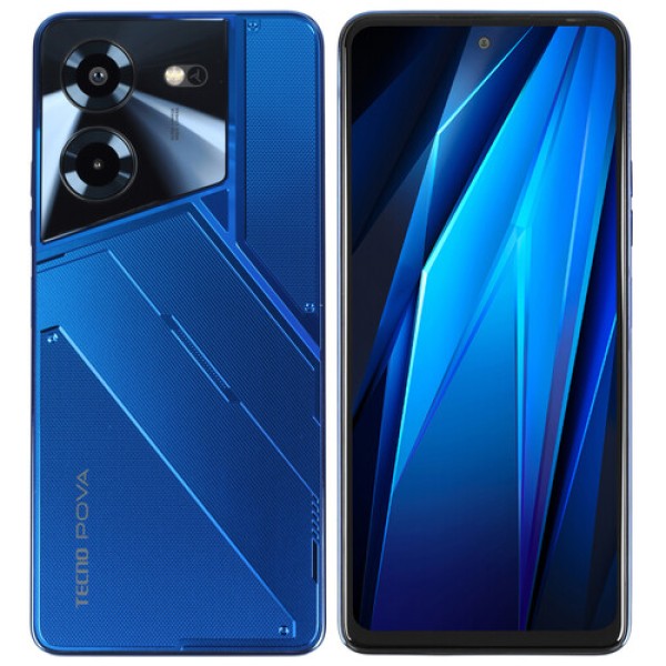 6.8" Смартфон Tecno POVA 5 128 ГБ синий