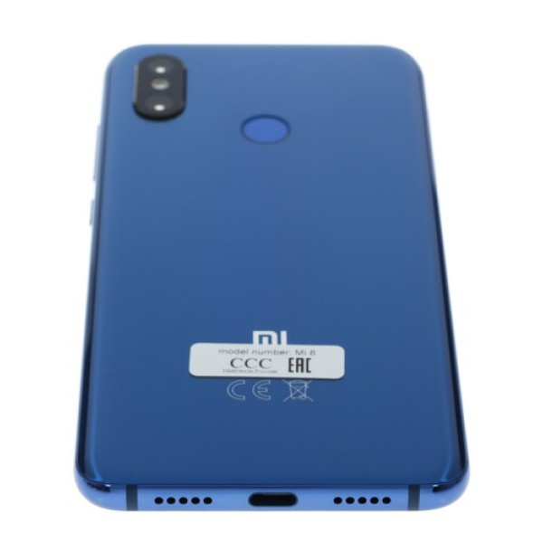 Смартфон Xiaomi Mi 8 6/64Gb [6,21"/LTE/NFC/Cam12+12Mpx/3400mAh/Blue]